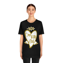 Load image into Gallery viewer, ONE WITH GOD SOFT TEE (White &amp; Gold)