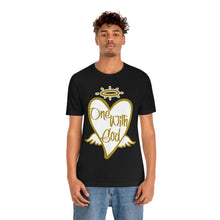 Load image into Gallery viewer, ONE WITH GOD SOFT TEE (White &amp; Gold)