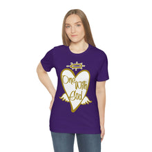 Load image into Gallery viewer, ONE WITH GOD SOFT TEE (White &amp; Gold)