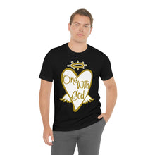 Load image into Gallery viewer, ONE WITH GOD SOFT TEE (White &amp; Gold)