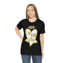 Load image into Gallery viewer, ONE WITH GOD SOFT TEE (White &amp; Gold)