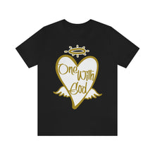 Load image into Gallery viewer, ONE WITH GOD SOFT TEE (White &amp; Gold)